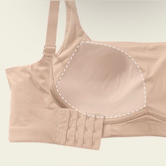 LEONISA Wome’s Everyday Wireless Support Bra - Color: Nude - M - 091054. - Picture 2 of 6
